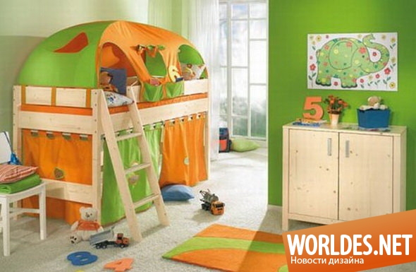дизайн мебели, дизайн кроватей, кровати для детей, двухъярусные кровати, практичные кровати, многофункциональные кровати, современные детские кровати, детские кровати